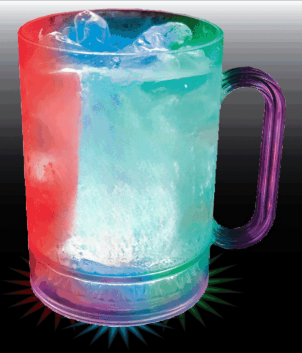 3 Light Plastic Light-Up Mug - 16oz