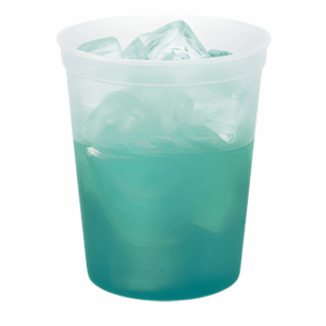 Smooth Mood Stadium Cup – 16oz Natural to Green