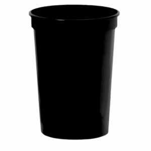 Smooth Stadium Cup - 12oz Black