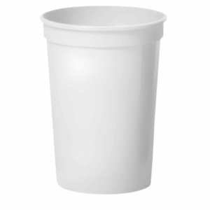 Smooth Stadium Cup - 12oz White