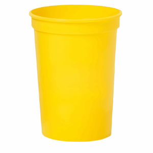 Smooth Stadium Cup - 12oz Yellow