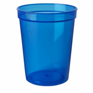Smooth Stadium Cup - 16oz Translucent Blue