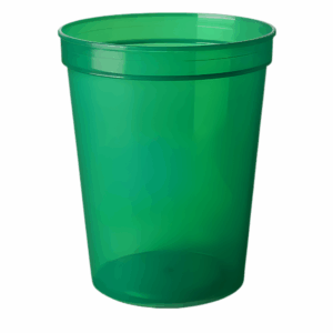 Smooth Stadium Cup - 16oz Translucent Green