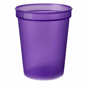 Smooth Stadium Cup - 16oz Translucent Purple