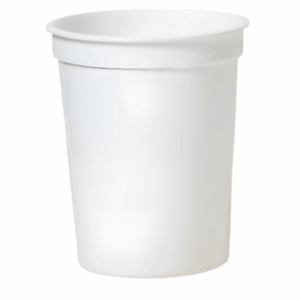 Smooth Stadium Cup - 16oz White