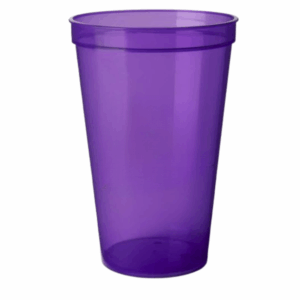 Smooth Stadium Cup - 22oz Translucent Purple
