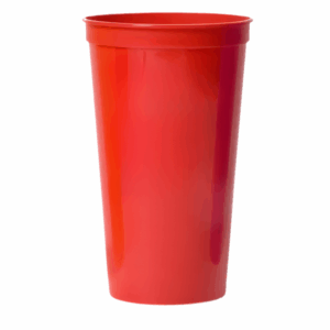 Smooth Stadium Cup - 32oz Red