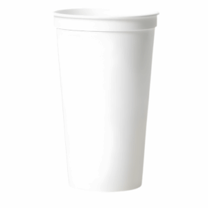Smooth Stadium Cup - 32oz White