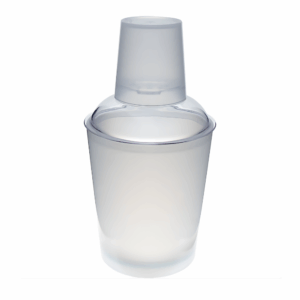 3 Piece Plastic Cocktail Shaker Frosted - 12oz