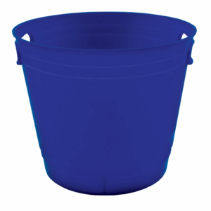 Plastic Party Bucket with Handles Blue 20oz