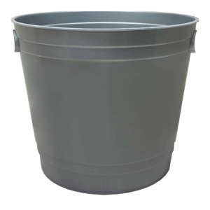 Plastic Party Bucket with Handles Gray 20oz
