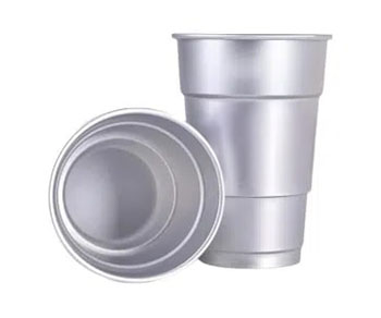 Blank Aluminum Recyclable Cups