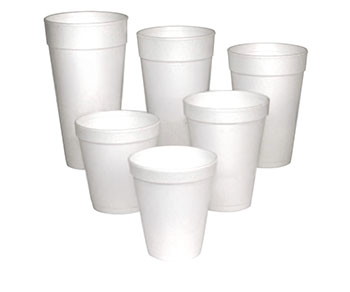 Blank Styrofoam Cups